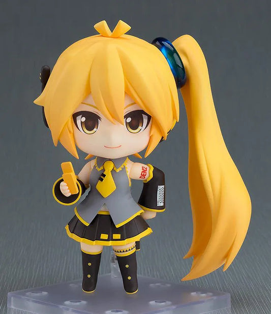 Akita Neru Nendoroid figure featuring her iconic blonde side ponytail, classic outfit, and cellphone accessory with interchangeable parts