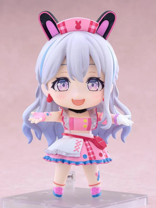 BanG Dream! Nendoroid Nonoka Miyanaga figure in a colorful stage outfit with interchangeable face plates and accessories