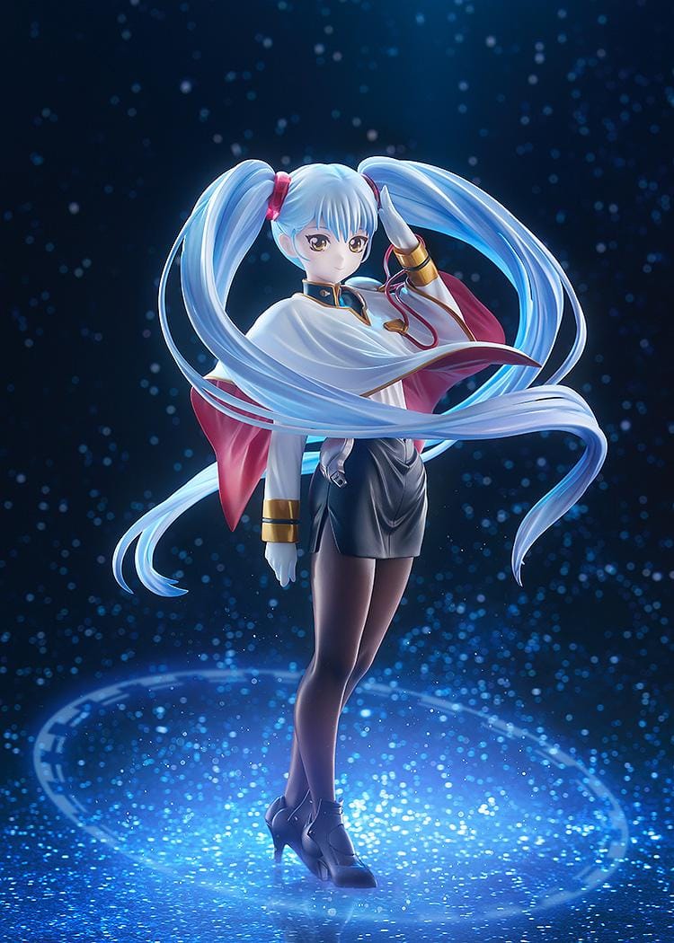 Martian Successor Nadesico Prince of Darkness Ruri Hoshino 1/7 scale figure with long blue twin-tails and white cape.