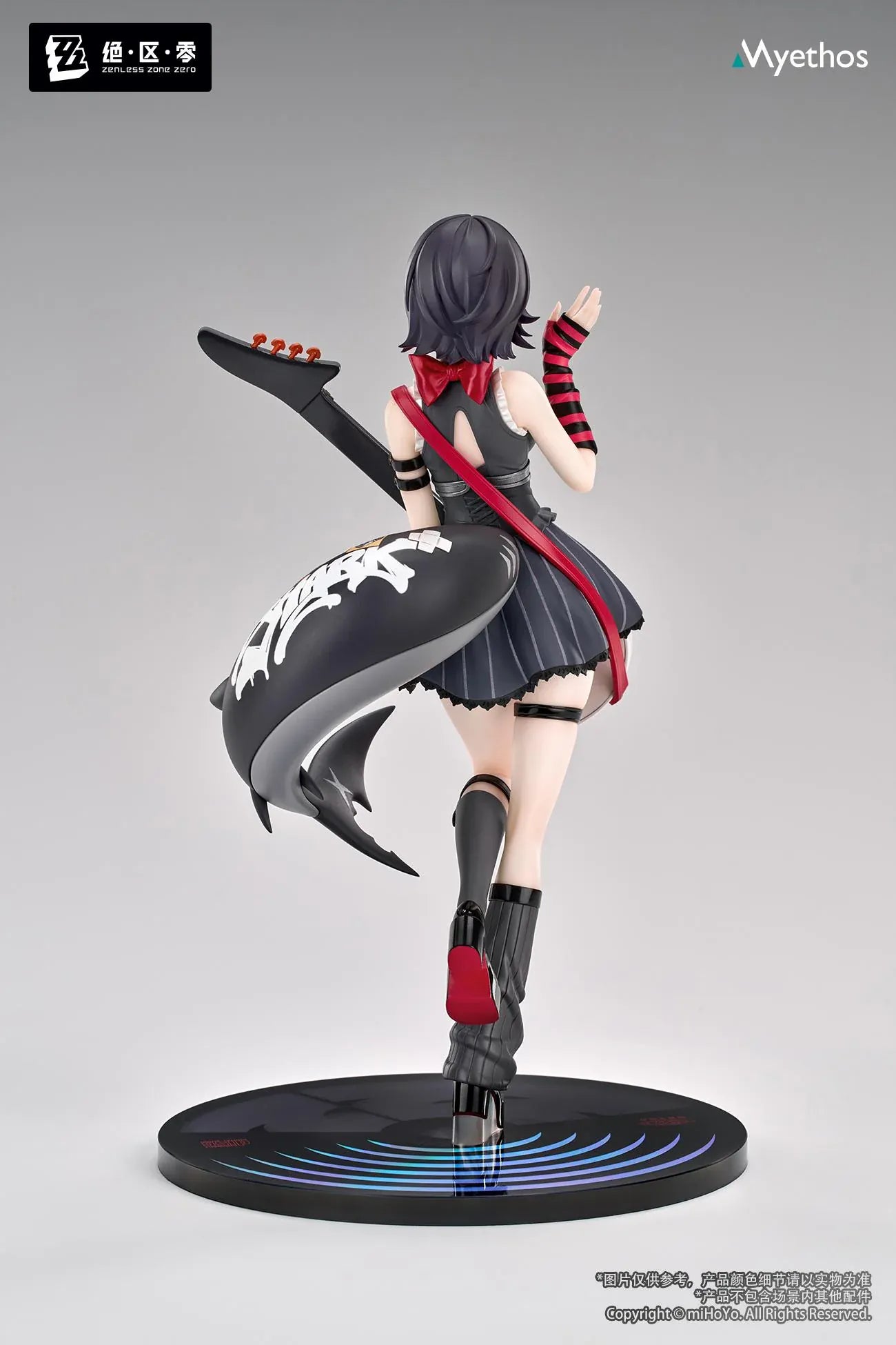 Zenless Zone Zero Gift+ Ellen Joe Sparkling Wonderland Ver. 1/8 scale figure holding a guitar with her signature shark tail