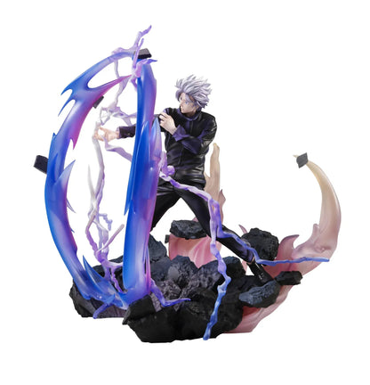 Jujutsu Kaisen Satoru Gojo Kyoshiki Murasaki DX figure with Hollow Purple energy effect