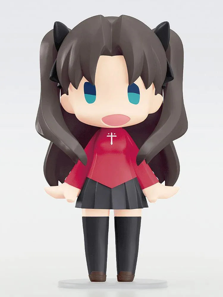 Fate/stay night HELLO! GOOD SMILE Rin Tohsaka chibi figure with signature twin tails and red outfit
