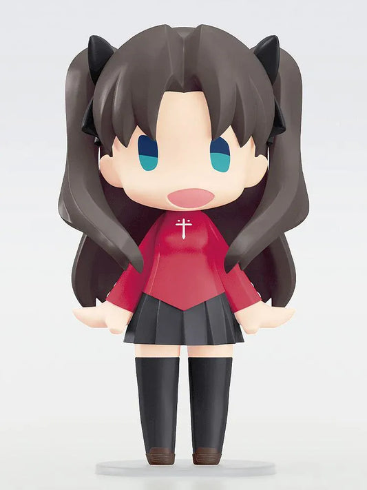 Fate/stay night HELLO! GOOD SMILE Rin Tohsaka chibi figure with signature twin tails and red outfit