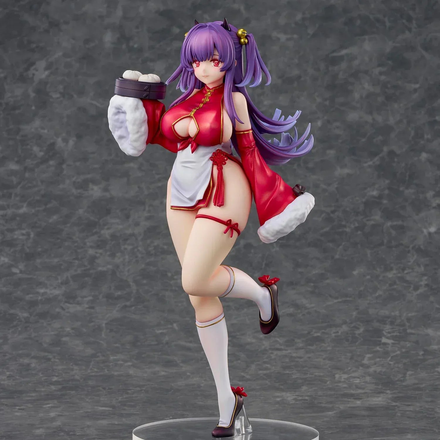 Xin illustration Yuri Kamijo Chinese dim sum shop version 1/6 scale anime figure with red outfit and flowing hair