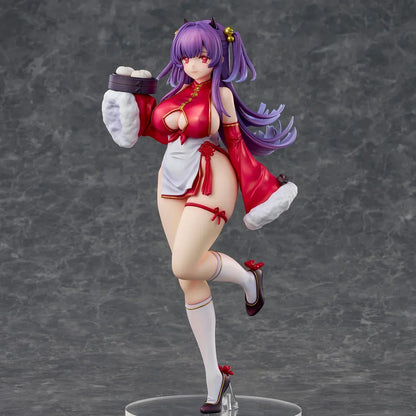 Xin illustration Yuri Kamijo Chinese dim sum shop version 1/6 scale anime figure with red outfit and flowing hair