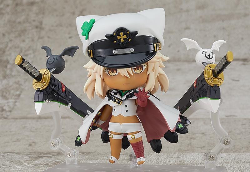 GUILTY GEAR STRIVE Nendoroid Ramlethal Valentine Figure rerelease with white outfit hat and two massive floating swords