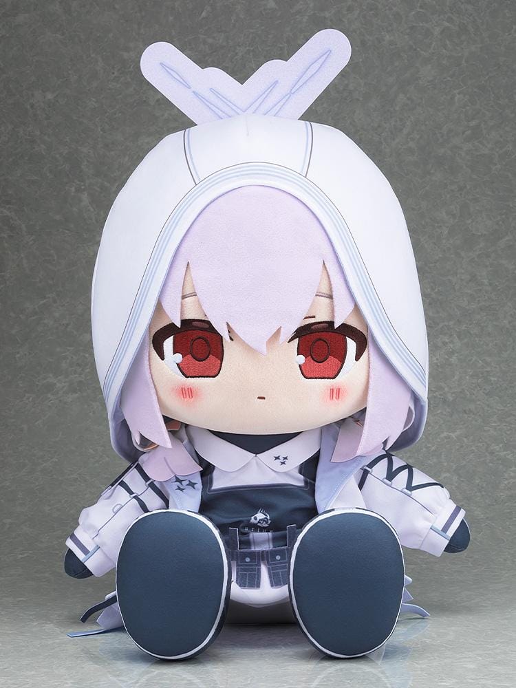 Blue Archive Chocopuni Big 40cm plushie Atsuko with hooded outfit and embroidered red eyes