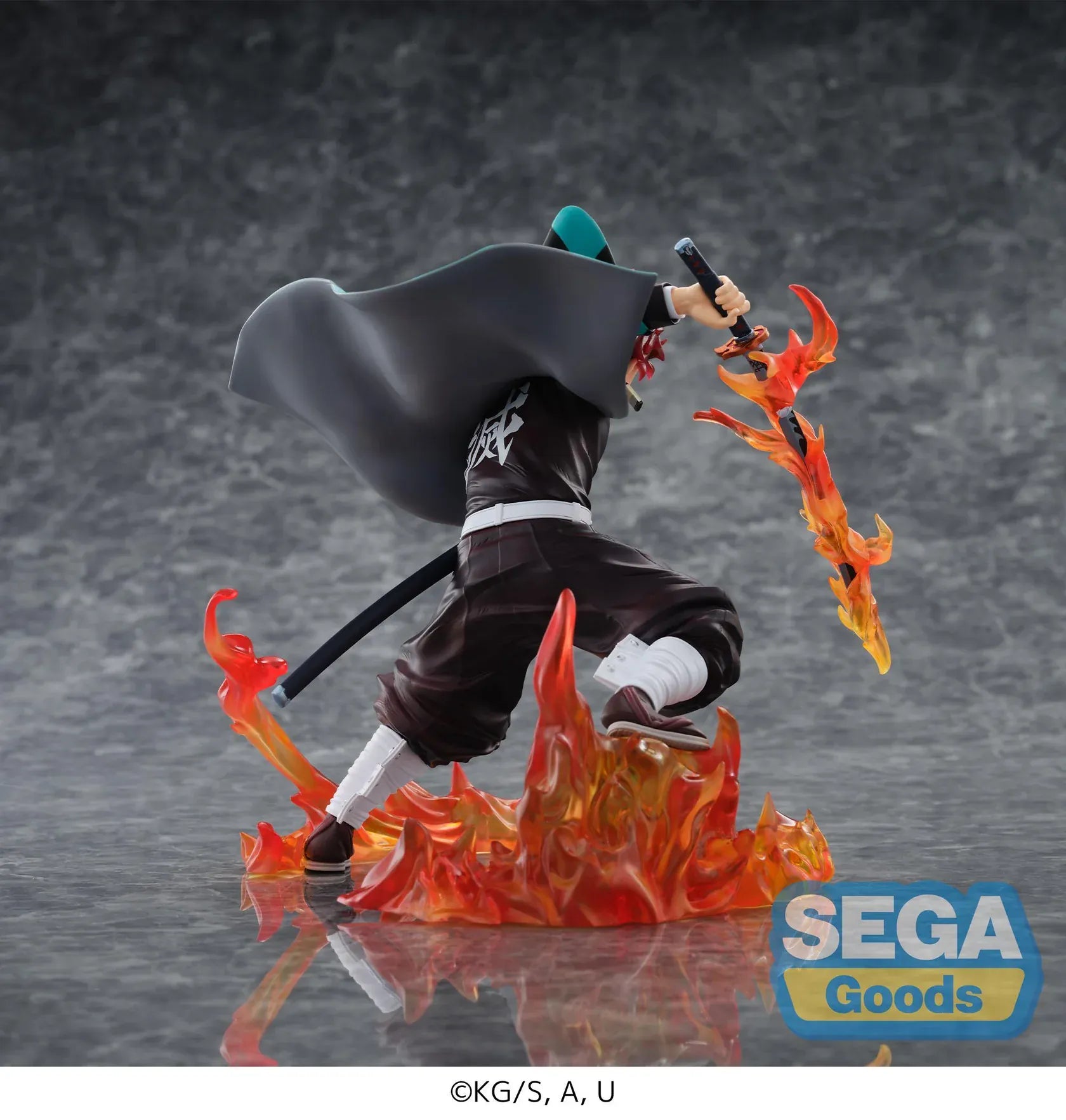Demon Slayer Kimetsu no Yaiba FiGURiZMa Tanjiro Kamado Transparent World Figure with sword and translucent flame effects