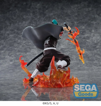 Demon Slayer Kimetsu no Yaiba FiGURiZMa Tanjiro Kamado Transparent World Figure with sword and translucent flame effects
