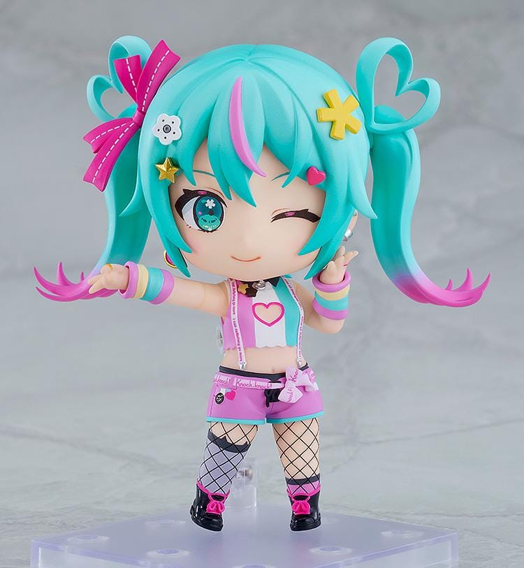 Hatsune Miku DecoMiku Lightness Nendoroid figure with pastel outfit and winking expression