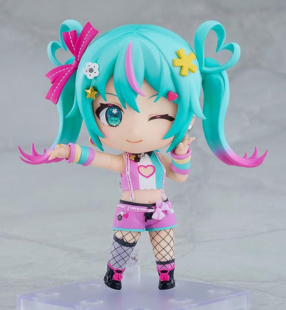 Hatsune Miku DecoMiku Lightness Nendoroid figure with pastel outfit and winking expression