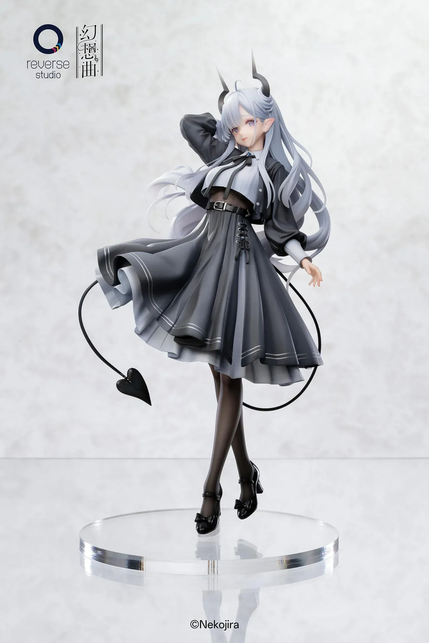 Fantasias Series Thea-chan Apprentice Succubus Ver Regular Outfit Edition 1/6 scale figure with bonus horns tail silver hair black dress