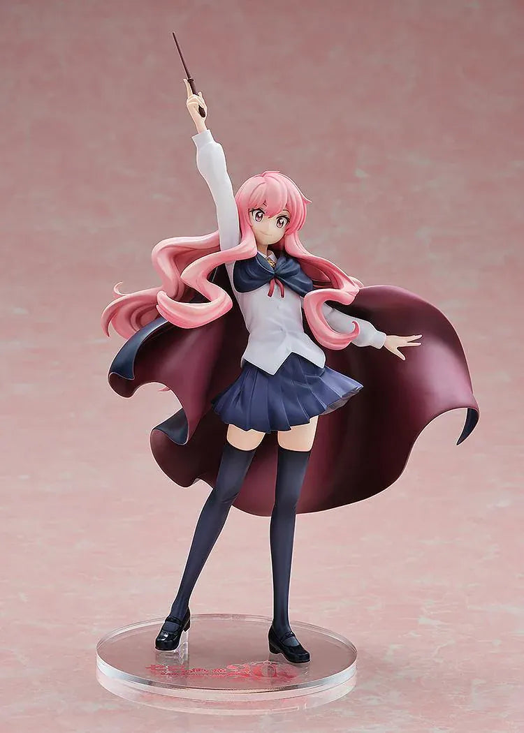 The Familiar of Zero KD Colle Louise 20th Anniversary Figure featuring Louise with pink hair, school uniform, flowing cape, and raised wand