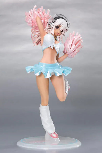 Super Sonico Cheer Girl Sun-kissed Version 1/6 scale figure with pom-poms