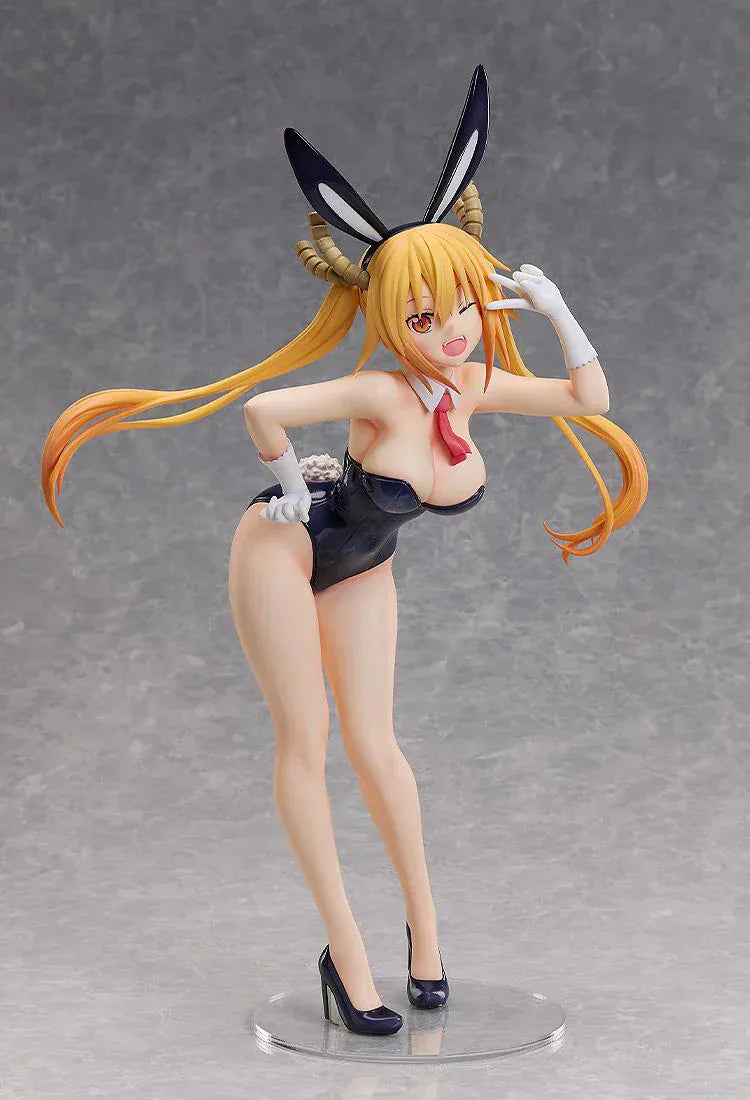 Miss Kobayashi's Dragon Maid Tohru Bare Leg Bunny Ver. 1/4 scale figure with bunny outfit and dynamic pose
