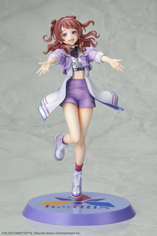 Saki Hanami Re IRIS Version 1/7 scale figure The Idolmaster Gakuen anime collectible with pastel outfit and dynamic pose