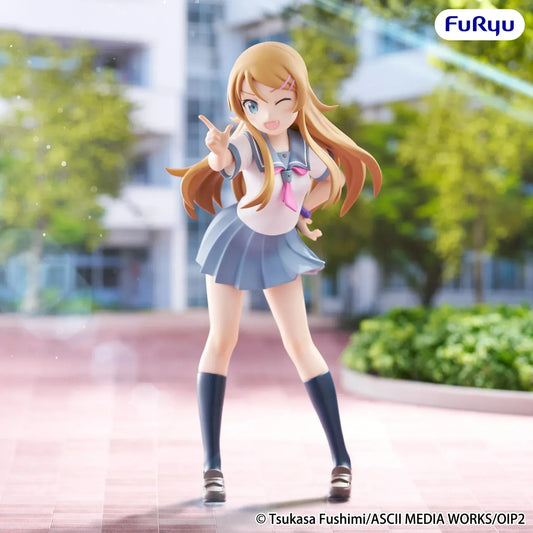 Oreimo Kirino Kousaka Muchute figure FuRyu anime collectible school uniform wink pose