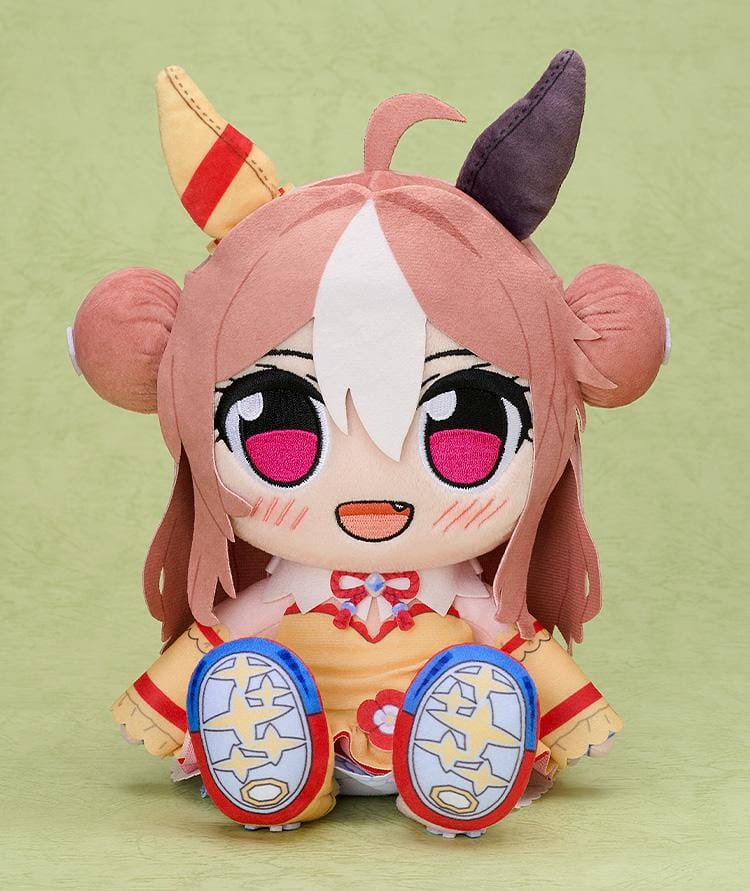 Umamusume Pretty Derby Kuripan Plushie Copano Rickey chibi plush with horse ears and colorful outfit