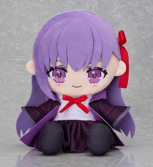 Fate Grand Order Chocopuni Plushie Moon Cancer BB with purple hair and school uniform