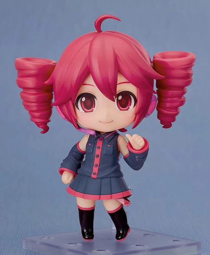 UTAU Nendoroid No.2890 Kasane Teto Ver. 2.0 figure with twin-drill hair and navy-pink outfit