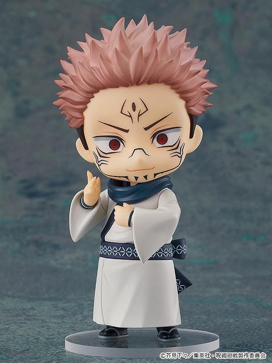 Jujutsu Kaisen Nendoroid Sukuna rerelease anime figure with curse markings and traditional outfit