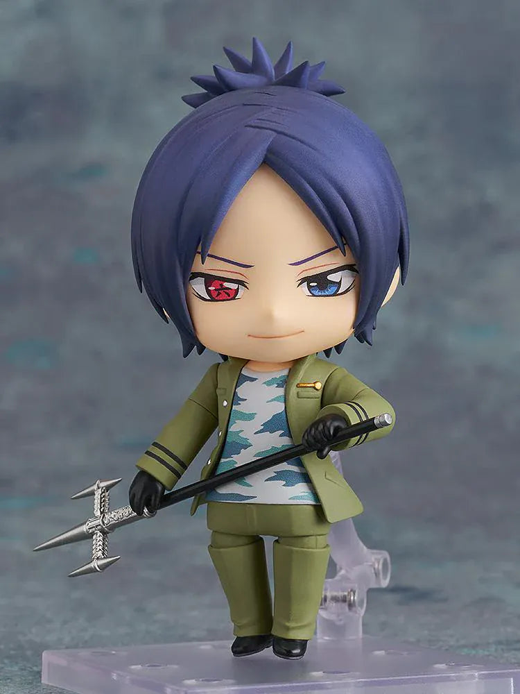 Mukuro Rokudo Nendoroid 2.0 REBORN anime figure chibi blue hair heterochromia trident pose Good Smile Company