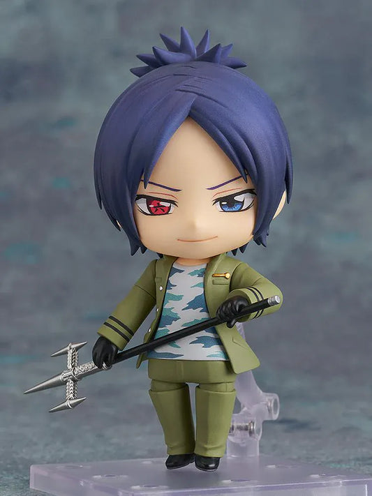 Mukuro Rokudo Nendoroid 2.0 REBORN anime figure chibi blue hair heterochromia trident pose Good Smile Company