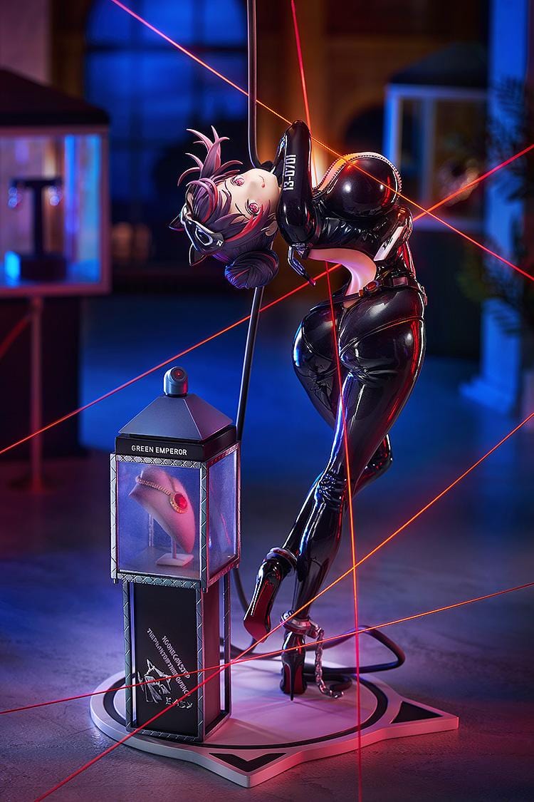 Goddess of Victory Nikke Quency Escape Queen Ver. 1/7 scale figure in black catsuit with jewel display base