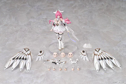 GODDESS OF VICTORY NIKKE Hyper Body Dorothy articulated figure wearing a white-and-gold outfit with mechanical wings.