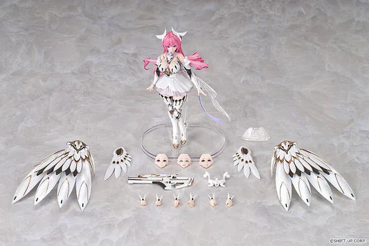 GODDESS OF VICTORY NIKKE Hyper Body Dorothy articulated figure wearing a white-and-gold outfit with mechanical wings.