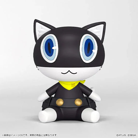 Persona 5 Royal Huggy Good Smile Morgana chibi figure with yellow bandana and blue eyes