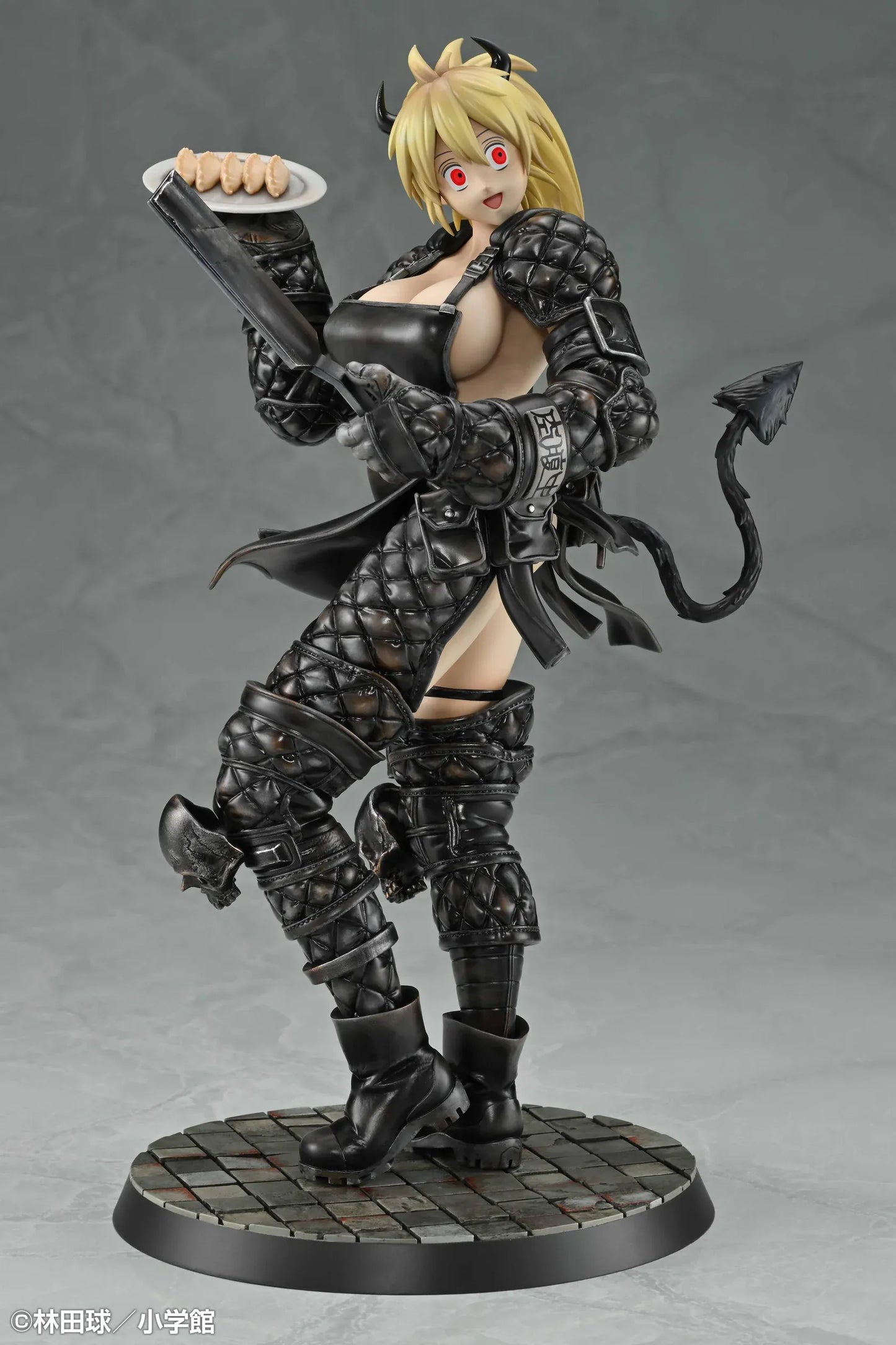 Nikaido Devil Awakening 1/7 scale Dorohedoro figure with horns tail and detailed black outfit