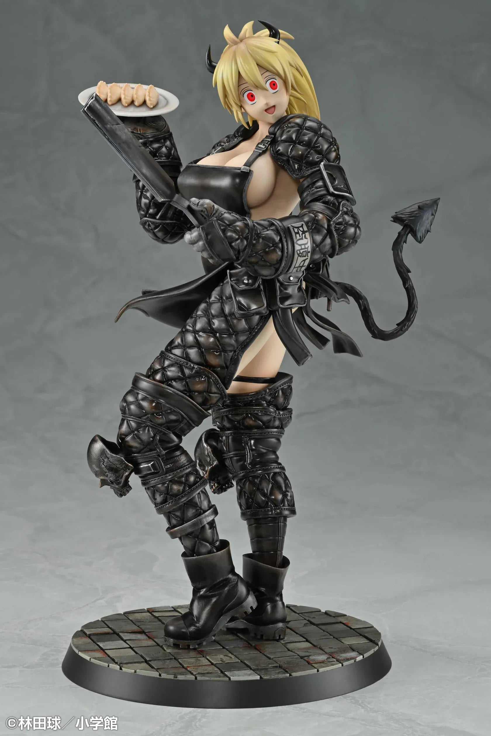 Nikaido Devil Awakening 1/7 scale Dorohedoro figure with horns tail and detailed black outfit