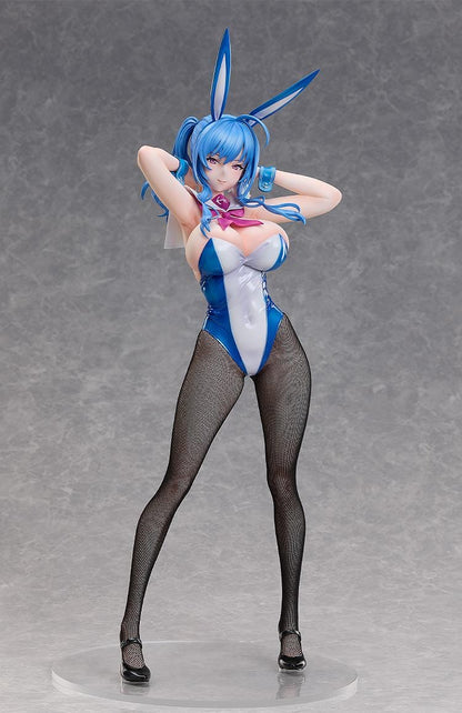 Azur Lane St. Louis Bunny Ver. 1/4 scale figure featuring glossy blue bunny outfit and fishnet stockings