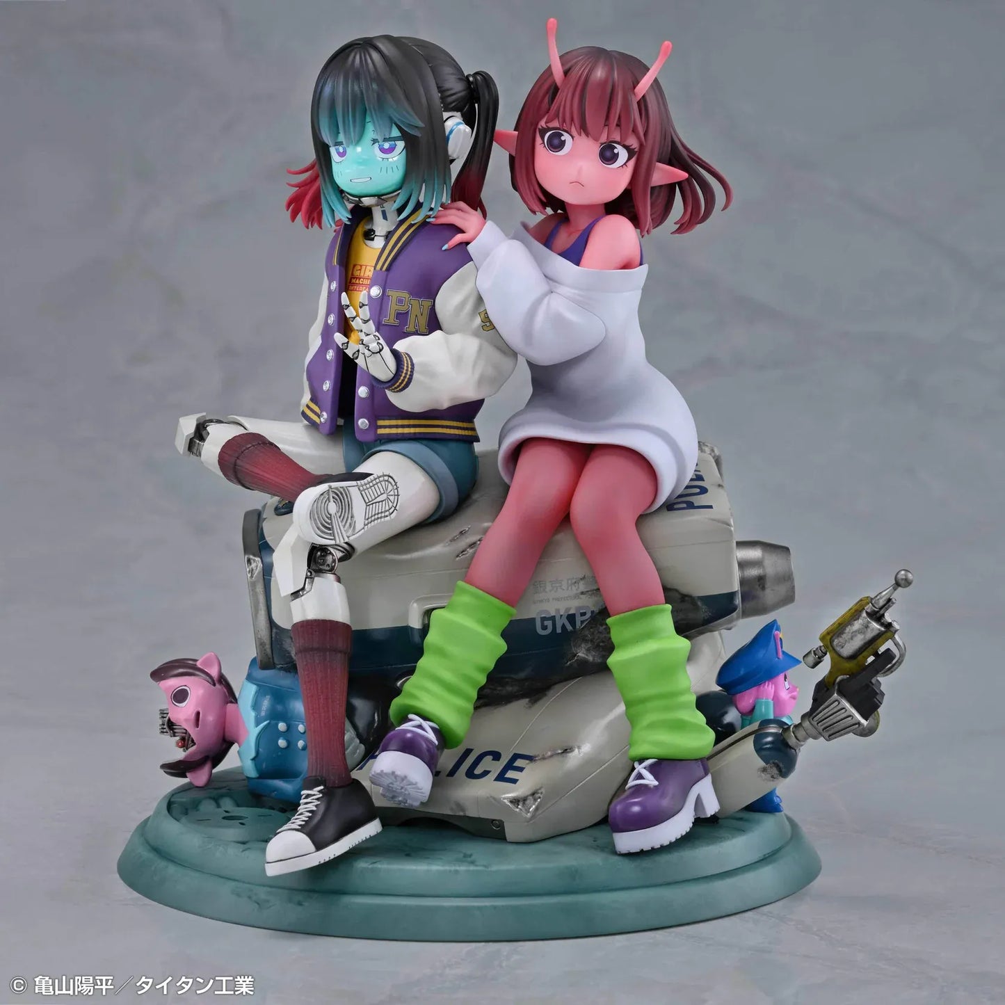 Milky Subway The Galactic Limited Express Chiharu & Makina Figure