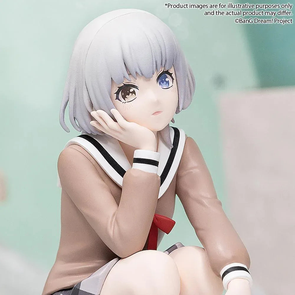 BanG Dream It's MyGO Rana Kaname School Uniform Version Premium anime figure in a seated pose