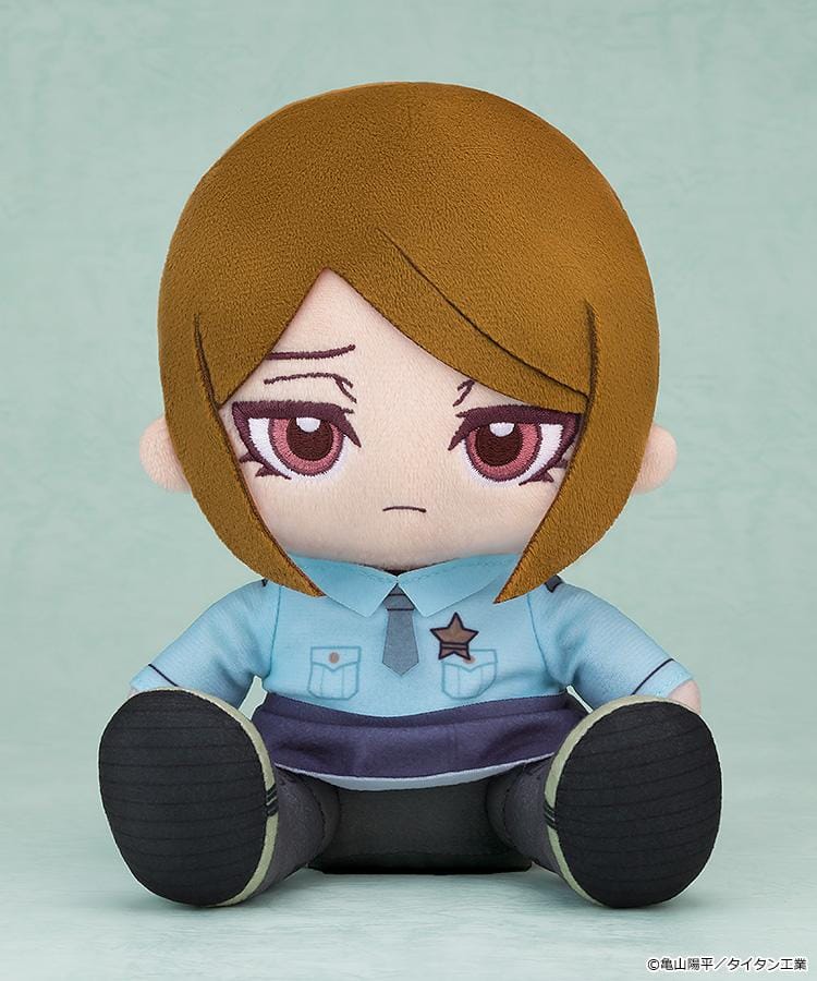 MILKY☆SUBWAY THE GALACTIC LIMITED EXPRESS Ryoko plushie wearing a blue uniform with a tie and badge.