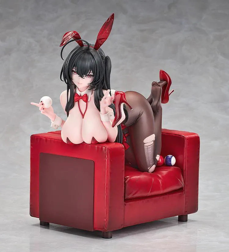 Azur Lane Taihou Fun on the Baize Illustration Ver. 1/7 scale figure in bunny outfit posing on red chair