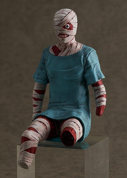 Mouthwashing POP UP PARADE Swacchao! Curly Figure featuring Curly in a seated pose with bandaged details, hospital gown styling, and horror-inspired sculpting.