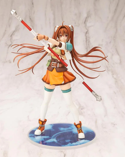 The Legend of Heroes Trails in the Sky Estelle Bright 1/8 Scale Figure holding her staff in a dynamic battle pose