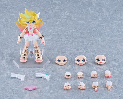 New PANTY & STOCKING with GARTERBELT figma Panty and Stocking Angel ver Figure Set in white angel outfits with halos and wings