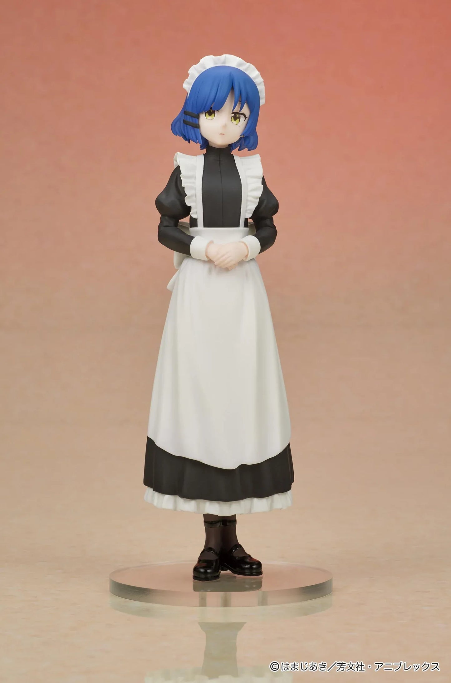 Bocchi the Rock DIGSTA Ryo Yamada figure wearing a black and white maid outfit