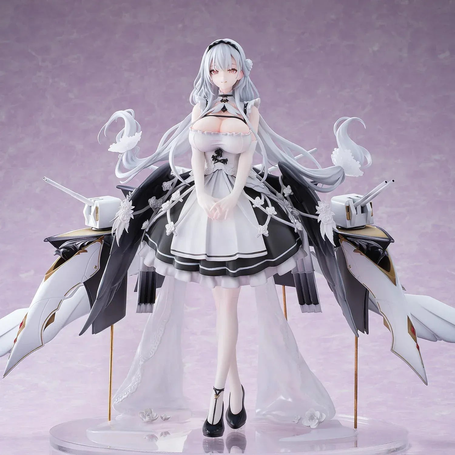 Shira Heavy Equipment 1/6 Scale Figure Azur Lane anime shipgirl with mechanical rigging and elegant outfit