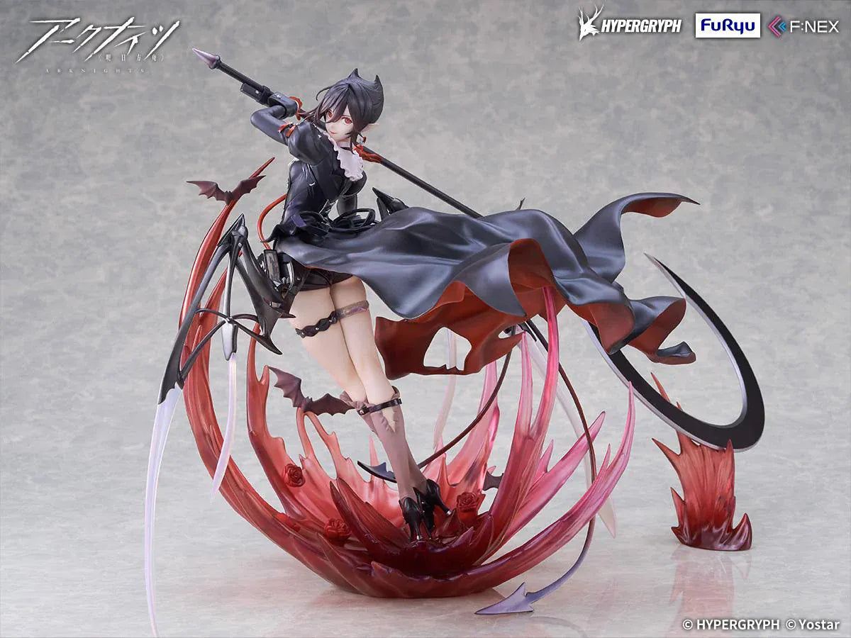 Entelechia Elite 2 Arknights 1/7 scale figure with red energy base and weapon