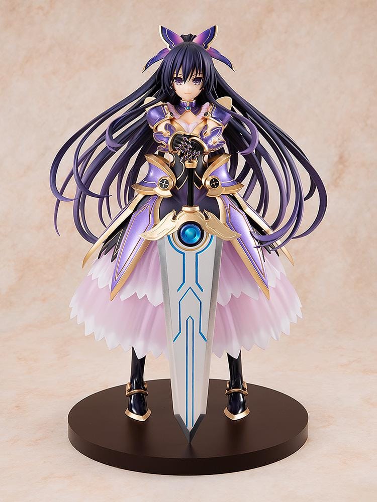 Date A Live Tohka Yatogami Astral Dress Ver. Renewal Package Edition 1/7 Scale Figure with purple armor, long hair, and sword Sandalphon