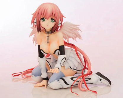 Heaven's Lost Property Final The Movie Eternally My Master Ikaros 1/6 Scale Figure featuring Ikaros seated with pink hair, angel wings, ribbon details, and character-inspired outfit.