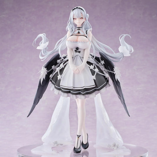 Shira Light Equipment 1/6 Scale Figure Azur Lane anime shipgirl with elegant outfit and wing-like details