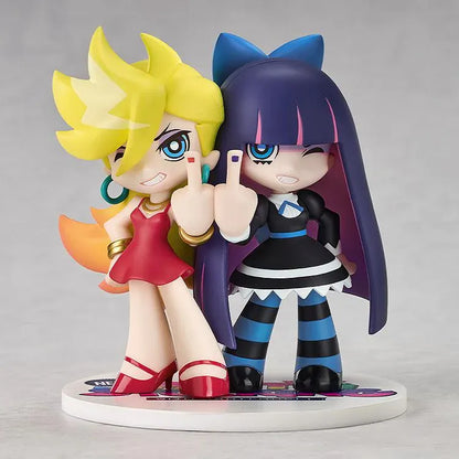 New Panty & Stocking with Garterbelt Mini Memory figure featuring chibi Panty and Stocking posing together on a colorful base.
