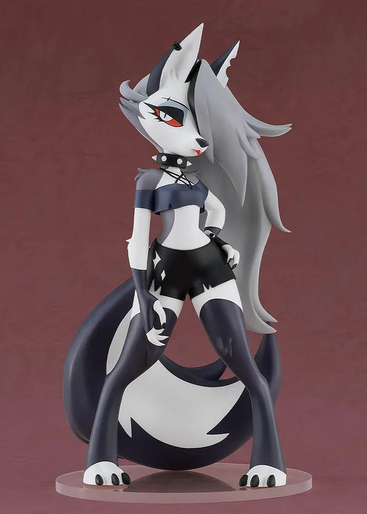 Helluva Boss POP UP PARADE Loona L Size figure wearing her black outfit and spiked collar in a confident standing pose.