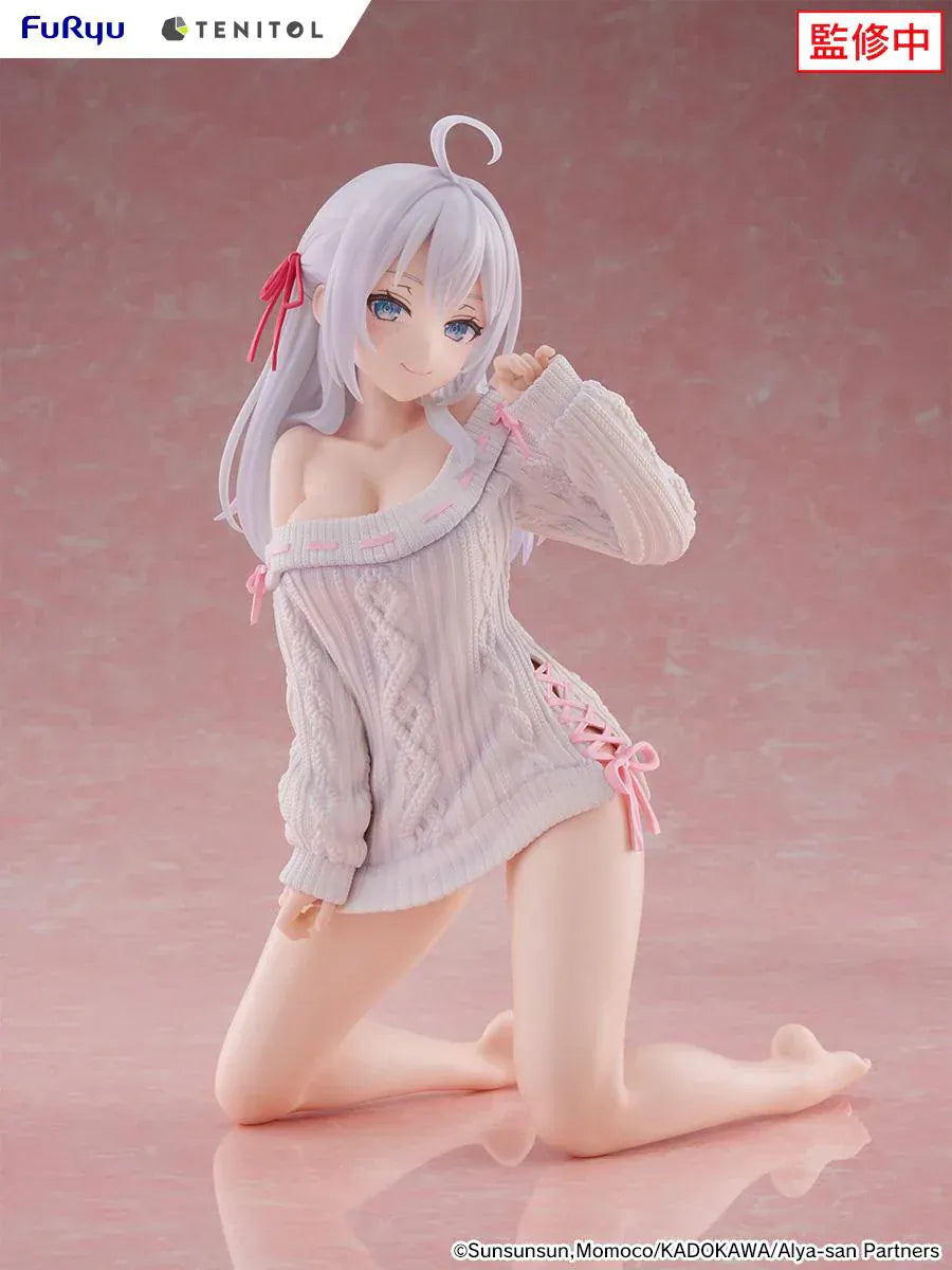 Alya knit version Tenitol Big Noodle Stopper figure Alya Sometimes Hides Her Feelings in Russian anime collectible